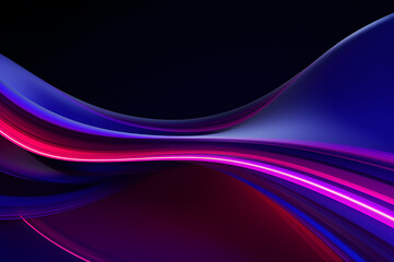  purple wave background, abstraction. AI generation