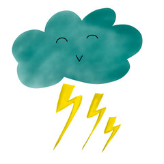 cloud and thunder