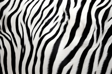 Fototapeta premium zebra leather Generative AI