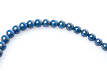 Navy blue natural stone necklace 