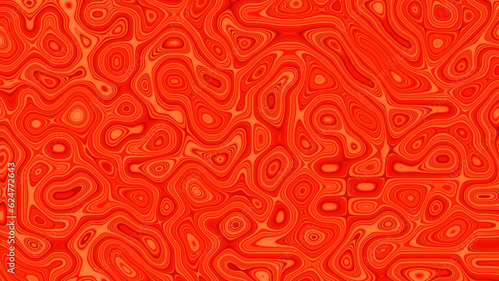 Poster abstract red background, psychedelic pattern background texture