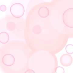 pink background with bubbles 