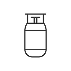 Gas cylinder tank icon