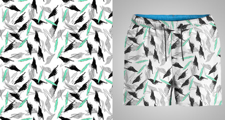 patterns for shorts and t-shirts seamless