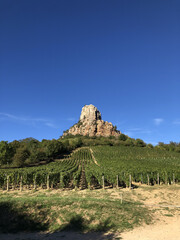 Roche de Solutré en Bourgogne