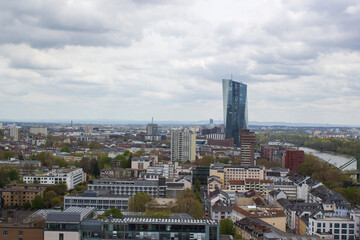 Naklejka premium Beautiful view on Frankfurt am Main