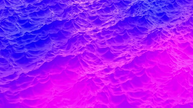 Pink Ocean Waves