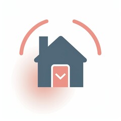 house icon on red