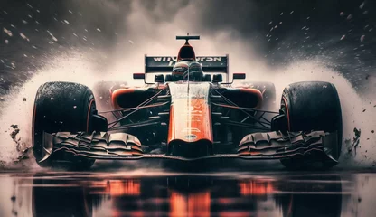  F1 Race Car. Generative ai © Scrudje