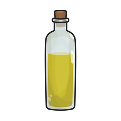 Bottle oil vector icon.Color vector icon isolated on white background bottle oil .