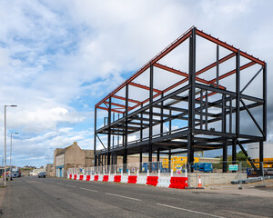 16 July 2023. Buckie,Moray,Scotland. This is the construction site of Ocean Winds, Operations and...