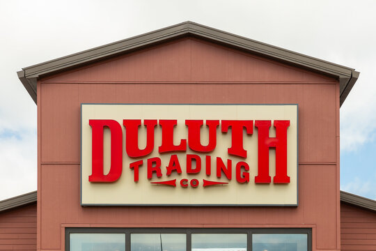 Hoffman Estates, IL, USA - July 13, 2023: Duluth Trading Company is an American workwear company that has been in business since 1989.