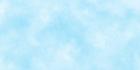 blue sky with clouds. Light sky blue shades watercolor background.Grunge blue background with space...