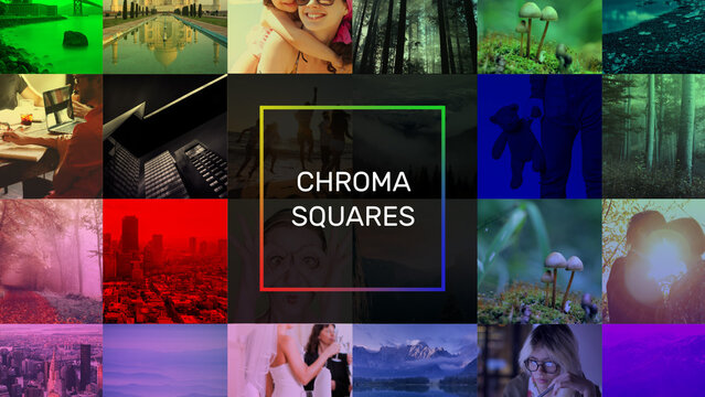 Chroma Squares Slideshow
