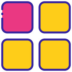 Grid Basic UI Icon
