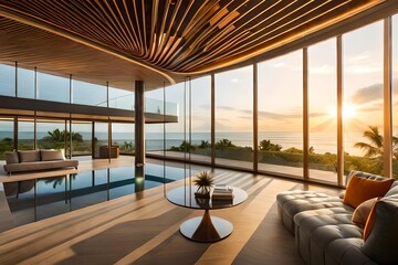 Stunning modern interior by the beach