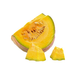 Slice of pumpkin isolated transparent png