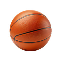 Sport balls - basketball ball, isolated on transparent background png (Generative Ai)