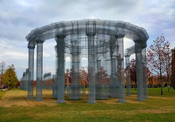 Krasnodar, Krasnodar Krai, Russia - 10.31.2021. ..Park of Culture and Recreation Krasnodar
