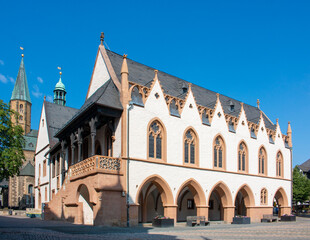 historical city hall (Rathaus) Goslar Lower Saxony (in german Niedersachsen) Germany