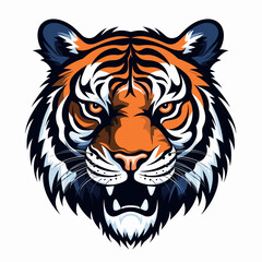 Fototapeta na wymiar Esport vector logo tiger, tiger icon, tiger head, vector, sticker