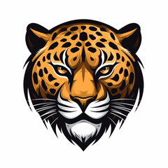 Esport vector logo leopard, leopard icon, leopard head, vector, sticker