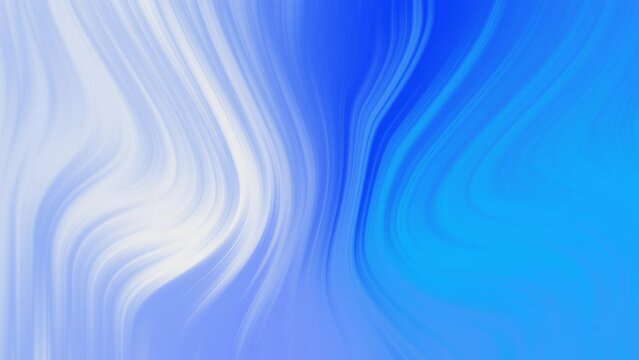 animated of abstract liquid blue and white
