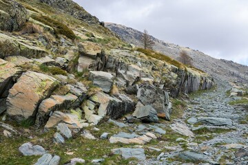 A path in the Fontanalba valley in the French Alps.