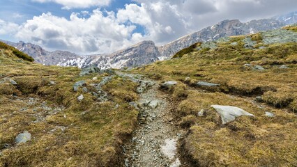 A path in the Fontanalba valley in the French Alps.