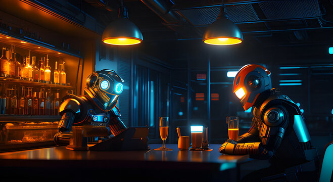 Caf&eacute; dans l'espace,IA g&eacute;n&eacute;rative.