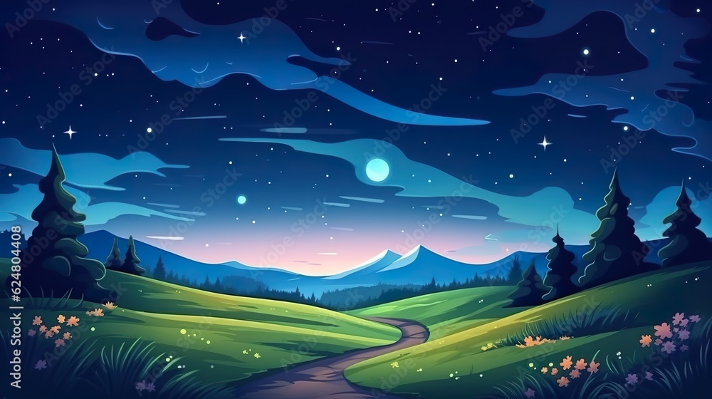 Poster abstract background constellation. a constellation illustration adds celestial charm to this abstrac