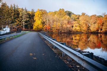 Oto&ntilde;o en New Jersey, Estados Unidos.