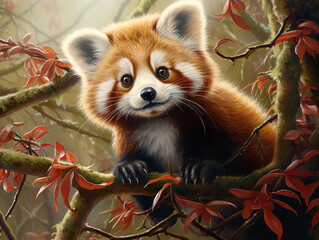 Photo of Red Panda: These adorable creatures have a cat-like face and a fluffy tail