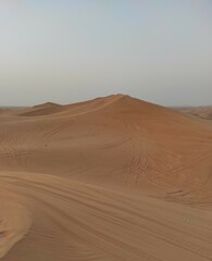 Sand dunes Dubai desert