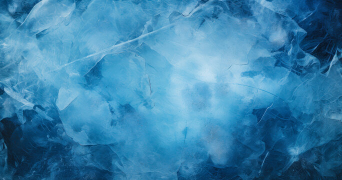 Ice Winter Background Cracks Grunge Texture