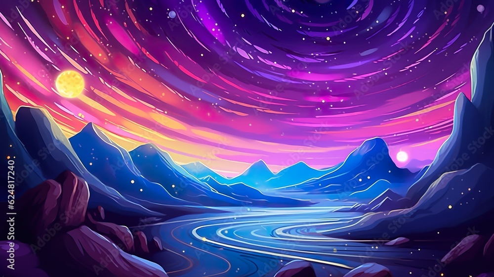 Aufkleber background neutron stars and pulsars. the mysteries of neutron stars and pulsars with an illustratio