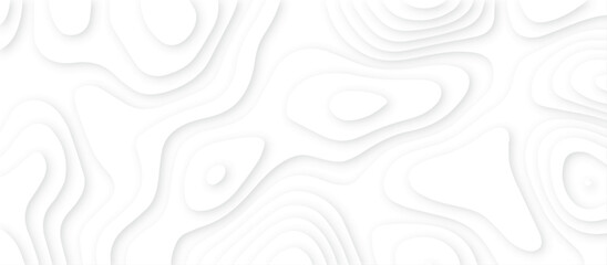 Abstract White paper cut background with lines.3d realistic papercut decoration textured with wavy layers. modern wallpaper texture and 3d realistic design use for banner flyers, posters.