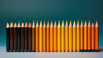 Group of sharpened pencils to commemorate Back to School 