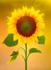 sunflower in the field, generative ai	