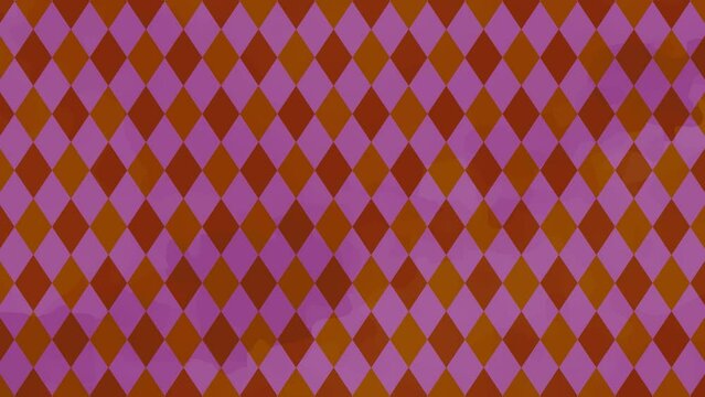 汚し加工の有る秋のイメージのダイヤの背景イラストのアニメーション動画　ループ可能