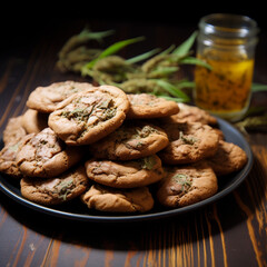 Marijuana cookies. Generative AI.