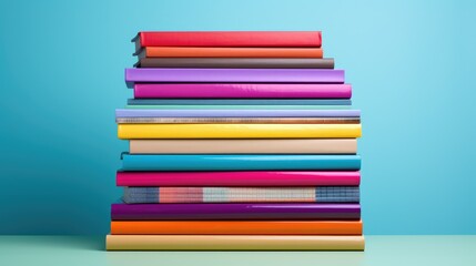 colorful textbooks to commemorate Back to School