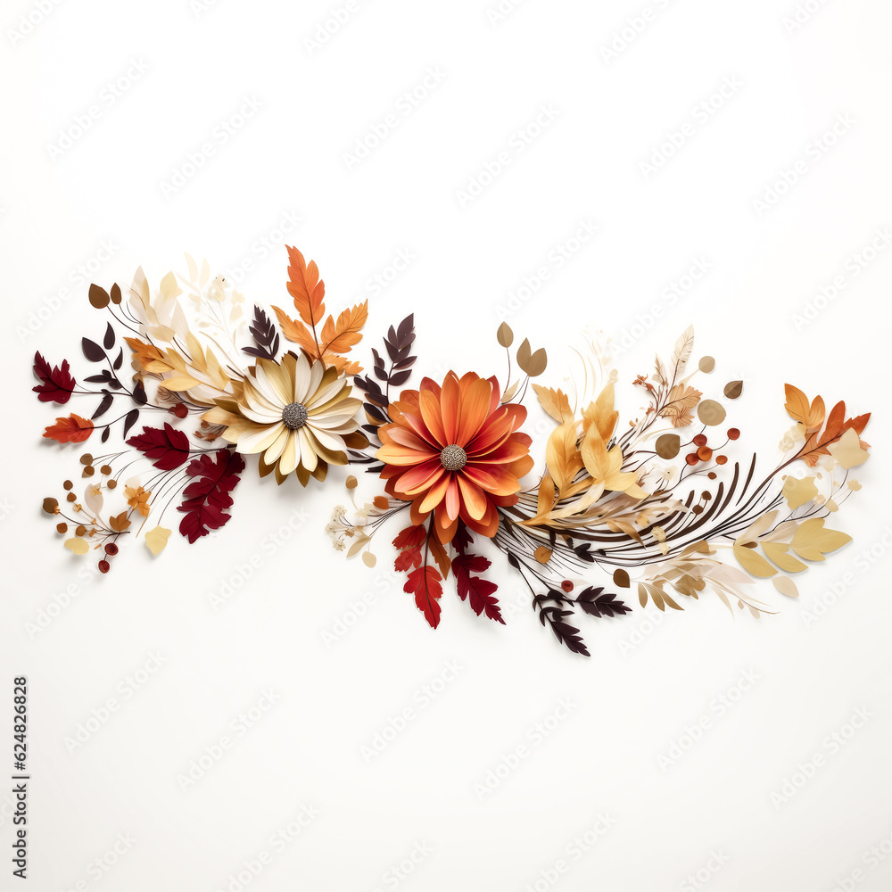 Aufkleber he created an art piece featuring colorful floral elements in an abstract shape on a clear backgroun