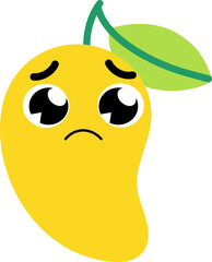 Mango Face Over Sad