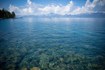 lake tahoe in blue