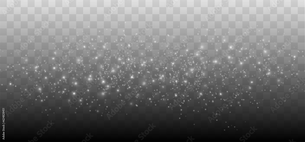 Poster glowing sparkles background. vector shining particles