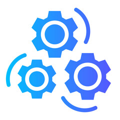 integration gradient icon