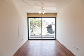 mampara y balcon de departamento 