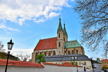 church of Saint Maurice in town Kroměříž, Czech - 624835051