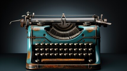 Fototapeta na wymiar vintage typewriter to commemorate Back to School